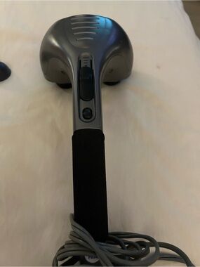 Homedics Handheld Massager in Gray and Black